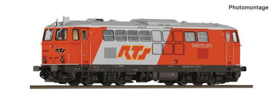 Roco 7320133 (AC) – Diesellok BR 2143 077-3 der RTS, digital mit Sound 
