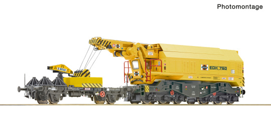 Roco 7320138 (DC) – Digital-Eisenbahndrehkran der RTS, digital mit Sound 