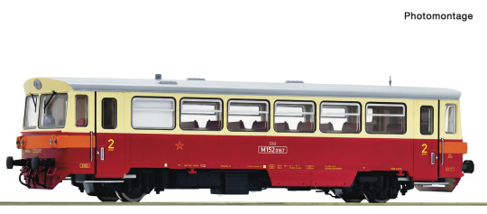 Roco 7700024 (DC) – Dieseltriebwagen Rh M 152.0 der CSD 