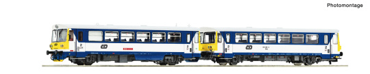 Roco 7710042 (DC) – Dieseltriebwagen Rh 810 mit Beiwagen der CD, digital mit Sound 