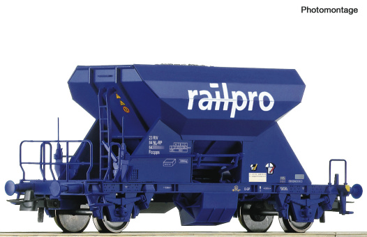 Roco 6600400 (DC) – Einzelwagen Schotterwagen der Railpro 
