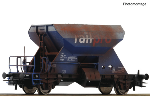 Roco 6600406 (DC) – Einzelwagen Schotterwagen der Railpro 