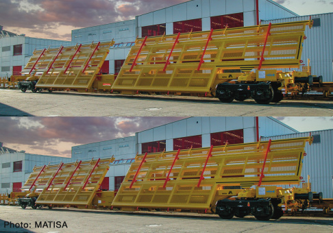 Roco 6600505 (DC) – 2er Set Weichentransportwagen DB AG 
