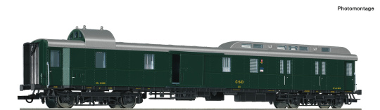 Roco 6200286 (DC) – Post- und Gepäckwagen der CSD 