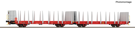 Roco 6600497 (DC) – Holztransportwagen der ÖBB/RCW 