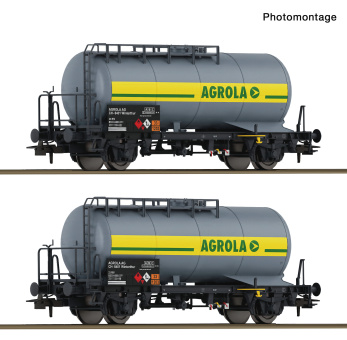 Roco 6600420 (DC) – 2-teiliges Kesselwagen-Set der SBB 