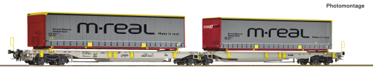 Roco 6600457 (DC) – Doppeltaschen-Gelenkwagen T2000 der AAE 