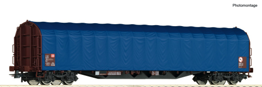 Roco 6600444 (DC) – Schiebeplanenwagen der DB 
