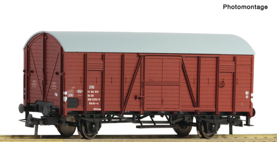 Roco 6600373 (DC) – Gedeckter Güterwagen der DR 