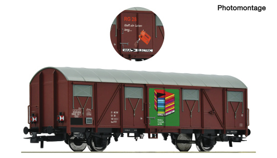 Roco 76608 (DC) – Gedeckter Güterwagen der DR 