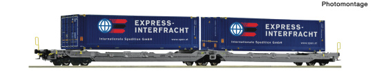Roco 6600486 (DC) – Doppeltaschen-Gelenkwagen T3000e der Ermewa 