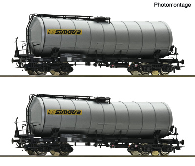 Roco 6600395 (DC) – 2-teiliges Knickkesselwagen-Set der SNCF 