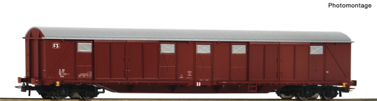 Roco 6600351 (DC) – Gedeckter Güterwagen der FS 