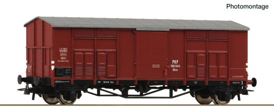 Roco 6600372 (DC) – Gedeckter Güterwagen der PKP 