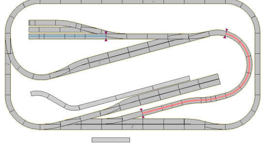 Gleise zum Gleisplan -Reinsburg-, Roco Line mit Bettung 