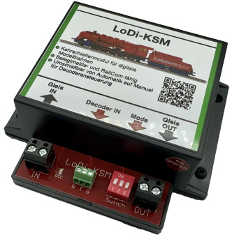 Lokstoredigital LoDi012 – LoDi-KSM Kehrschleifenmodul für Spur  Z bis H0 