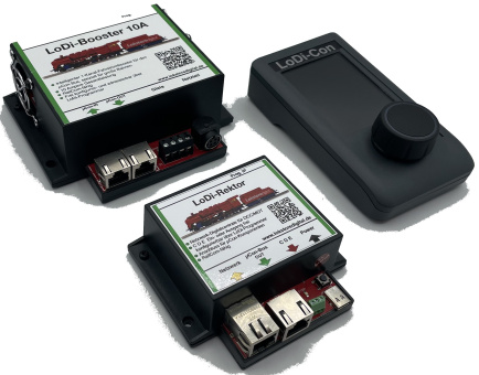 Lokstoredigital LoDi1315A – LoDi-Con Startset A mit LoDi-Rektor, LoDi-Booster & LoDi-Con A 