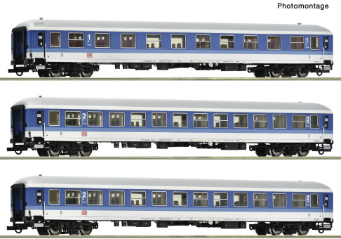 Roco 6200288 – 3-teiliges Schnellzugwagen-Set IR 2184 Nordpfeil der DB AG 