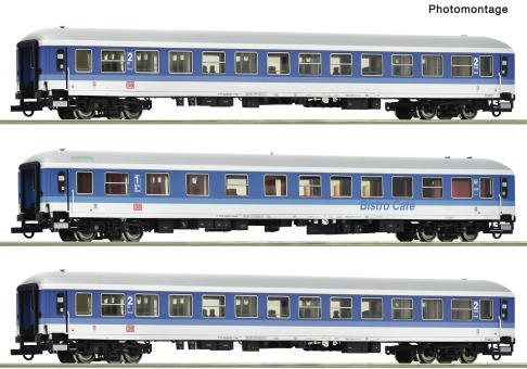 Roco 6200289 – 3-teiliges Schnellzugwagen-Set IR 2184 Nordpfeil der DB AG 