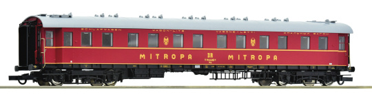 Roco 6200204 – DR Mitropa-Schlafwagen WLAg, gelbe Zierlinien 