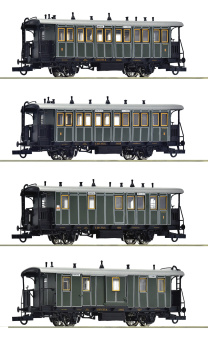 Roco 6200197 – K.Bay.Sts.B. Lokalbahnwagen, 4er-Set 