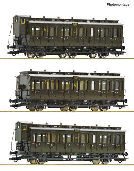 Roco 6200254 – DRG Abteilwagen 3. Klasse, 3er-Set 