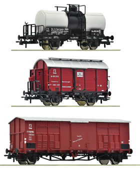 Roco 6600229 – FS Nebenbahn-Güterwagen, 3er-Set 