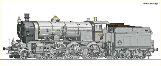 Roco 7110047 – Südbahn Dampflok Rh 109, Fotografieranstrich, DCC/Motorola-Sound 