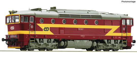 Roco 7310088 – ČD Diesellok 753 211-2 „Taucherbrille“, DCC/Motorola-Sound 