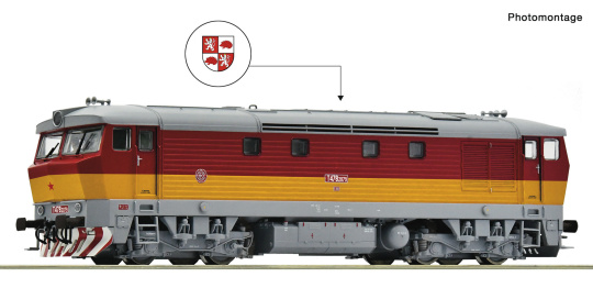 Roco 7300090 – ČSD Diesellok T 478 2079, analog 