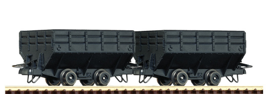 Roco 34606 (H0e) – 2er-Set Bergwerksloren für Schmalspur-Feldbahnen 