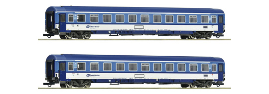 Roco 6200157 – ČD Eurofima-Wagen Bmz, 2er-Set, 2. Klasse, Epoche VI 