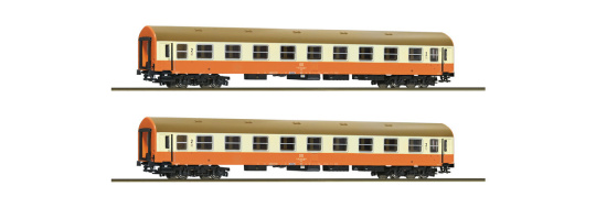 Roco 6280017 (TT) – DR Städteexpress, 2er-Set Bme, 2. Klasse, Epoche IV 