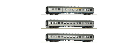 Roco 6280023 (TT) – DB Silberlinge, 3er-Set, Epoche IV 