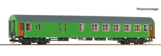 Roco 6280038 (TT) – ZSSK Reisezugwagen BDs, 2. Klasse mit Gepäckabteil, Epoche V–VI 
