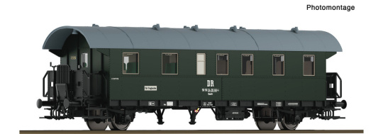 Roco 6280049 (TT) – DR Personenwagen Baaitr, 2. Klasse, offene Plattformen, Epoche IV 