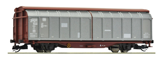 Roco 6680026 (TT) – DB Schiebewandwagen Hbbis mit Ausbesserungsflecken, Epoche IV 