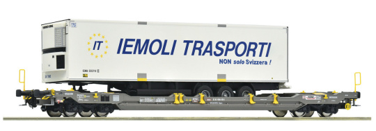 Roco 6600066 – Hupac Taschenwagen T5 mit Iemoli-Auflieger, Epoche VI 