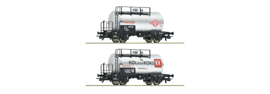 Roco 6600193 – SJ Kesselwagen Bauart Deutz, 2er-Set, Epoche III–IV 