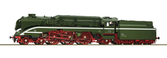 Roco 7100006 – DR Schnellfahr-Dampflok 18 201 mit Kohlefeuerung, analog, Epoche III 
