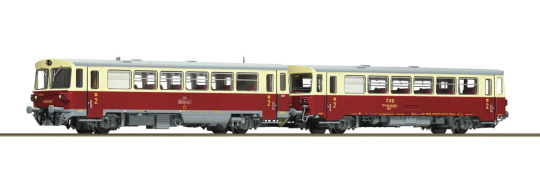 Roco 7790001 (TT) – Dieseltriebwagen M 152 0059 mit Beiwagen, ČSD, Digital-Sound 