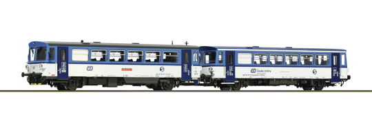 Roco 7790004 (TT) – Dieseltriebwagen 810 472-1 mit Beiwagen, ČD, Digital-Sound 