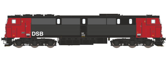 Dekas DK-8750642 – Diesellok MZ 1406 der DSB, digital mit ESU LokPilot 