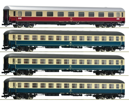 Roco 6200154 – 4-teiliges Schnellzugwagen-Set IC 511 Chiemgau der DB 
