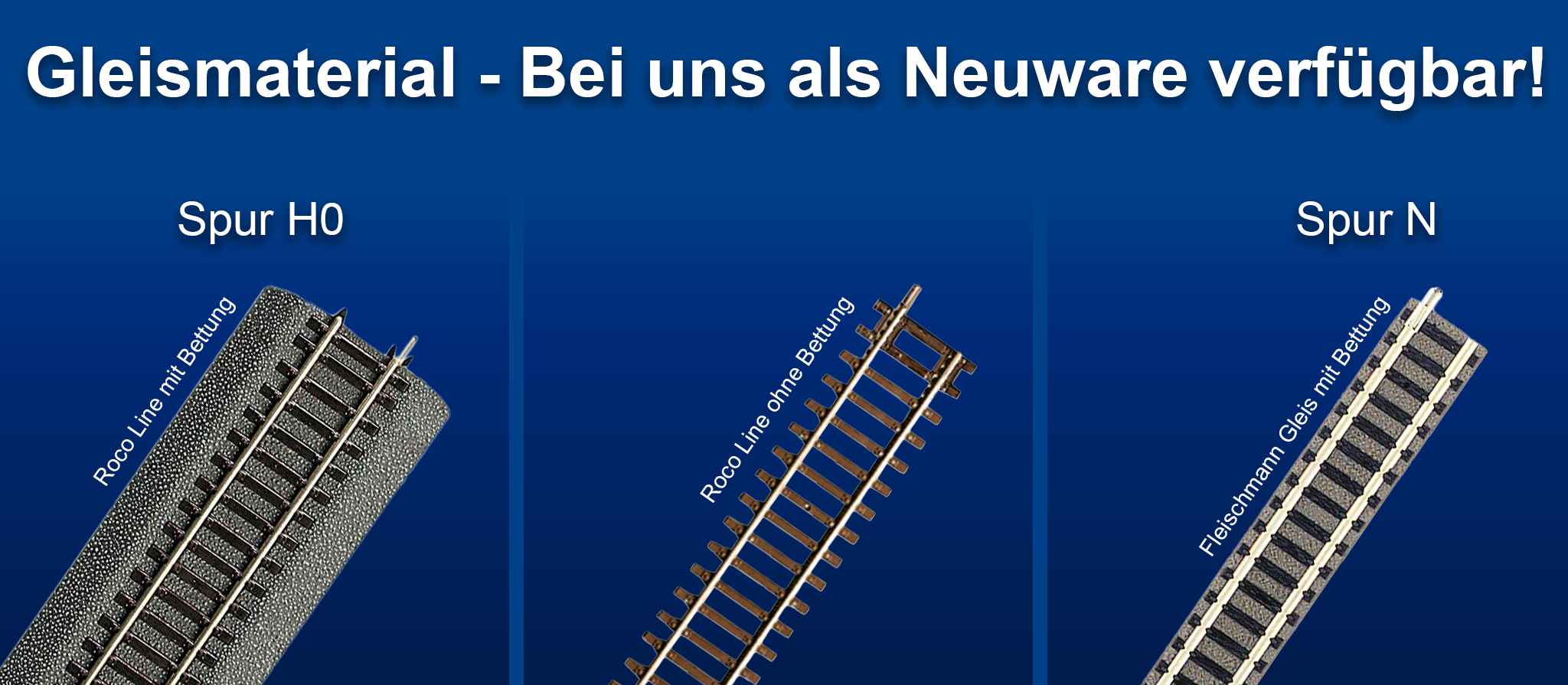 Banner Gleissortiment