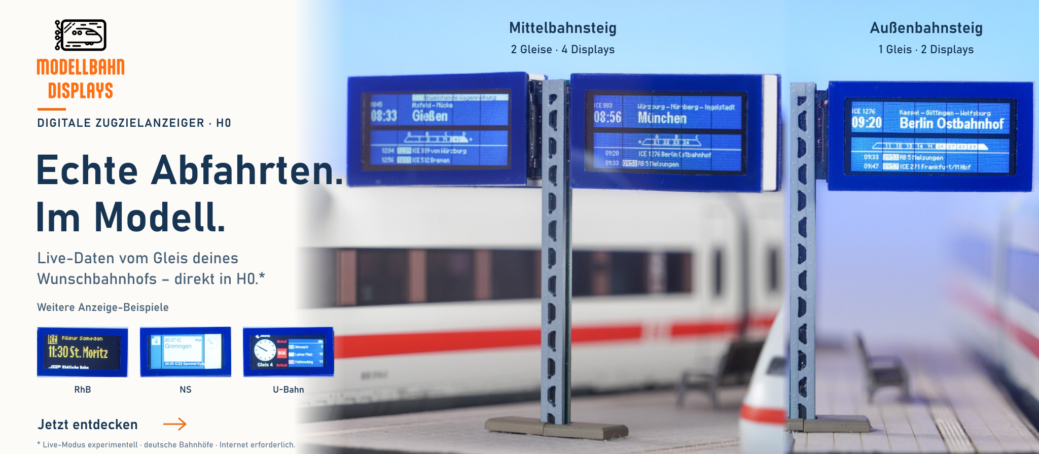 Banner Zugzielanzeiger